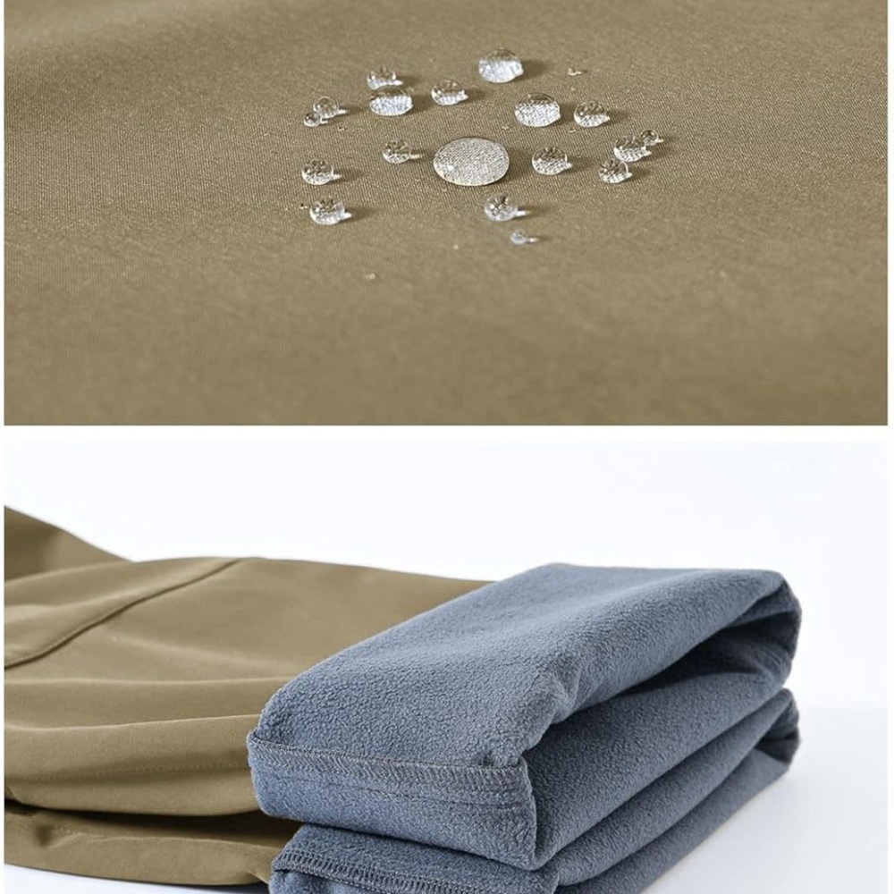 Hiking pants - waterproof and fleece lined pants with Flat Front Waistband - Picture 5 of 8